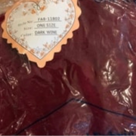 Wine Soft Fleece Lined High Waist Leggings - Picture 4 of 4